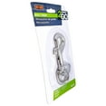 thumbnail image 3 of HY-KO 2GO Large Zinc Bolt Snap with Split Ring Keychain, Silver, 3 of 5