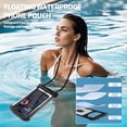 thumbnail image 4 of Funda impermeable para teléfono XFEXFE IP68 flotante de 8.5 pulgadas, paquete de 2, 4 of 7