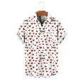 thumbnail image 5 of FNFYFH Big and Tall Valentines Shirt for Men Beach Vacation Summer Short Sleeve Button Down Shirts Casual Stylish, 5 of 6