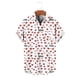 thumbnail image 5 of Ceisia Men Casual Fashion Turndown Collar Stripe Printing Gift Short Sleeve Button Shirt, 5 of 6