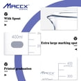 thumbnail image 3 of Vaso de vidrio Maccx BKL400-012, 400 ml, borosilicato 3.3, paquete de 12, 3 of 7