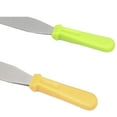 thumbnail image 2 of ZheElen Spatule Outil Sandwich Main Beurre Épandeur Crème Racleur Restant Orange Poignée 1Set, 2 of 6