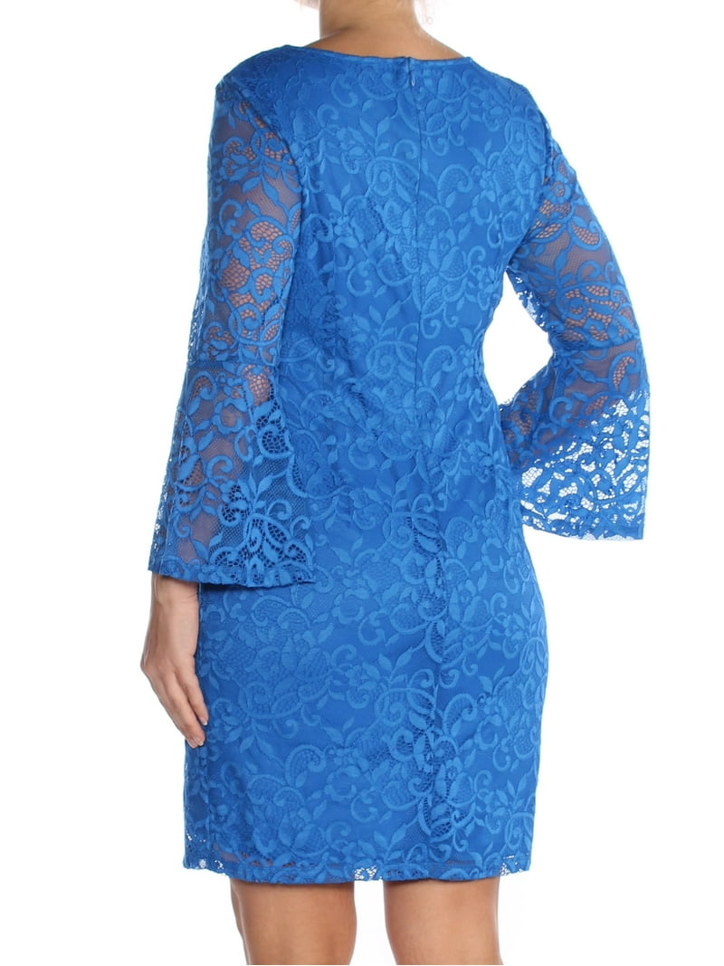 white lace sweater dress White Knit Midi Dress main image 0
