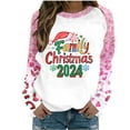 thumbnail image 2 of Rciityk Christmas Sweatshirt for Women Casual Cute Santa Hat Letter Printed Long Sleeve Sweaters Fall Crewneck Pullover Sweatshirt Christmas Gifts - Fall/Winter Savings Clearance, 2 of 4