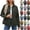Beige-Jackets, variant on Quilted Jackets for Women Casual Lapel Button Down Diamond Puffer Jacket Winter Lightweight Outerwear Coats with Pockets