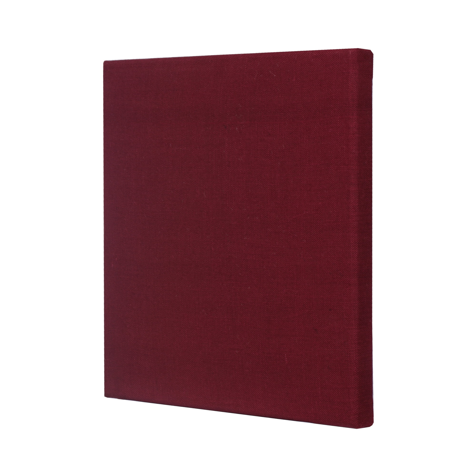 ATS Acoustics Sound Absorbing Acoustic Panel 24" x 24" x 2" Beveled Edge (Burgundy)