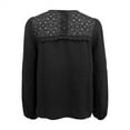thumbnail image 5 of QASIEATN Sweatshirt for Graceful Ladies Fashion, Blouses Casual Long Sleeve Shirts Flower Lace Tops Trendy Summer Outfits Fall Fashion , Womens Fall Tops, 5 of 9