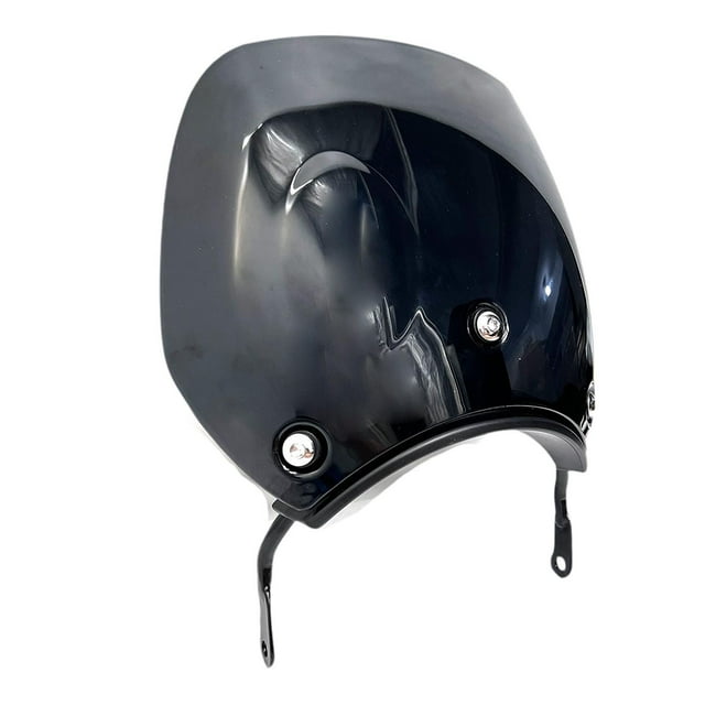 Parabrisas extendido para motocicleta, deflector, pantalla frontal de alto rendimiento y elegante. Negro