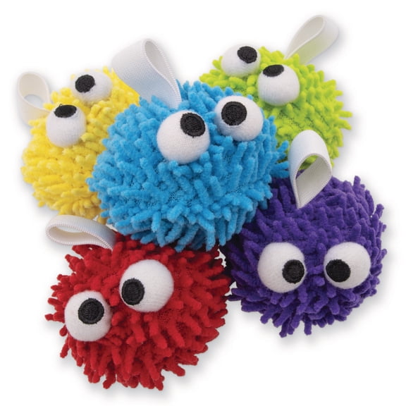 Pacon Whiteboard Erasers, Eraser Puffs, Elastic Band, 3" x 3", 25 Erasers