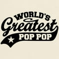 thumbnail image 3 of CafePress - World's Greatest Pop Pop Light T Shirt - Men's Classic Graphic T-Shirt, 3 of 4