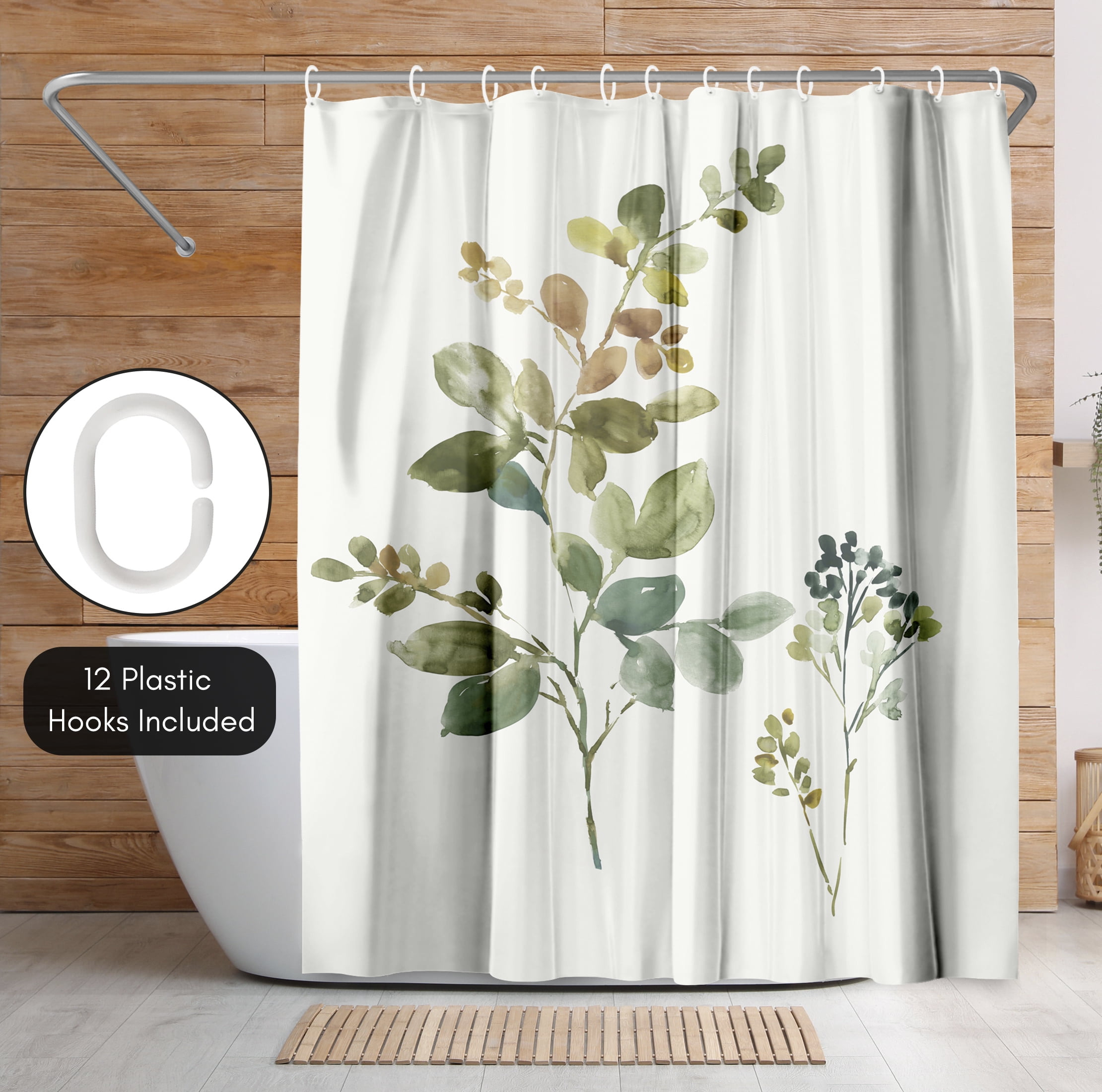 Americanflat 71" x 74" Shower Curtain, True And Fair by PI Creative Art