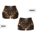 thumbnail image 3 of Sikiie Cool Black Gold Dragon Print Workout Shorts Women Scrunch Butt Gym Shorts Seamless High Waist Tummy Control Yoga Biker Athletic Shorts, 3 of 5