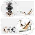 thumbnail image 4 of 1 Pair Metal Toe Caps Creative Protective Heel Decoration Shoes Supplies, 4 of 9