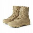 thumbnail image 2 of Men's Tactical Boots Large Breathable Special Forces Outdoor Hiking Wear-Resistant Training Combat Boots High Top Military Boots, 2 of 4
