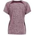 thumbnail image 3 of Holloway Sportswear S Womens Electrify Coolcore® Tee Maroon Heather 222771, 3 of 5
