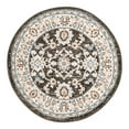 thumbnail image 3 of Unique Loom Charlotte Collection Area Rug - Carmel (3' 1" Round Fume Gray/Light Blue), 3 of 7