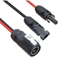 thumbnail image 4 of HAHADAXA 10AWG Solar Female & Male Connector to 2 Pin Male Power Industrial Circular Connector for fit Solar Panel Suitcase, Forrest River RV Ports, Grand Design RV's Industry (0.4m/1.3ft), 4 of 7