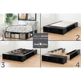 thumbnail image 5 of Bowery Hill Transitional Wood Full Storage Platform Bed in Black Oak, 5 of 8