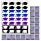thumbnail image 1 of Graduation Cap Stickers Decorative for Students 20 Sheets DIY Set, 1 of 4