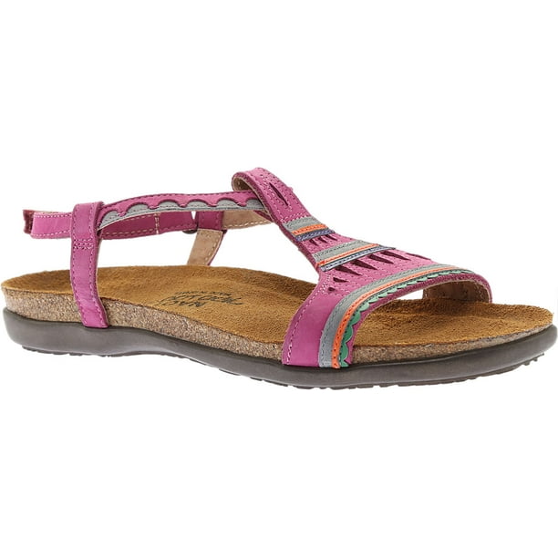 Naot - Women's Naot Odelia Sandal Pink Plum Nubuck/Vintage Slate ...