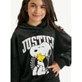 thumbnail image 3 of Justice x Snoopy Girls Velour Hoodie, Sizes XS - XLP, 3 of 7