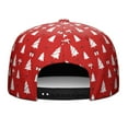 thumbnail image 4 of Custom Christmas Printed Flat Baseball Cap – Adjustable Snapback Hat with Flat Bill, Breathable and Durable, Personalized Design for Sports, Travel & Daily Wear, 4 of 6