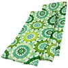 Cuisinart 2 Pack Cotton Kitchen Towels, Medallion (Green, Lime Green)