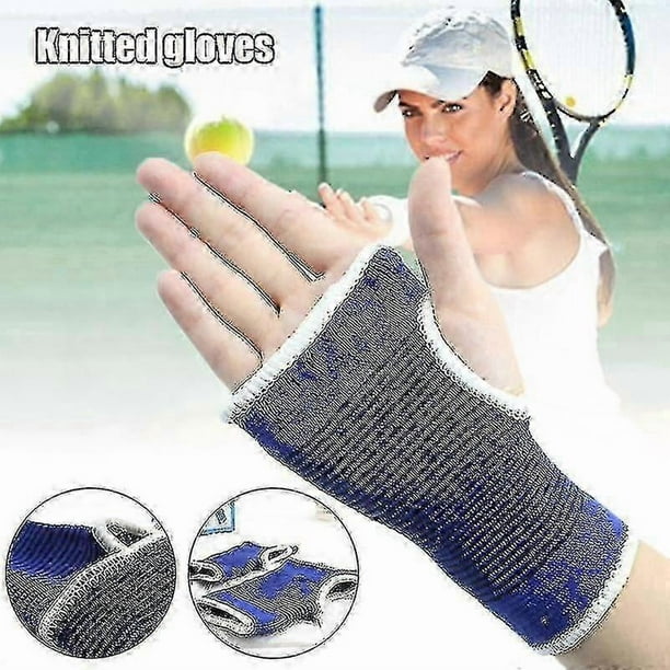Fitness Gloves Wrist Protection Anti-slip Knitted Gloves For Tennis Sports-Good