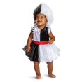 thumbnail image 3 of Disguise Infant Girls' Disney's Cruella de Vil Classic Dress Costume - Size 12-18 Months - White, 3 of 5