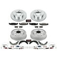 thumbnail image 3 of PowerStop Front and Rear Z23 Evolution Sport Brake Pad Rotor Drum and Shoe Kit Fits: FORD Select Models K15093DK, 3 of 10