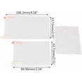 thumbnail image 2 of HUGFEGWE 2 In1 LCD Screen Protective Film Top Bottom Clear Surface Guard Protector Skin Cover For New 3DS XL/LL 3DSXL/3DSLL Top Bottom High-defination Clear Protective Film Surface Guard Cover, 2 of 8
