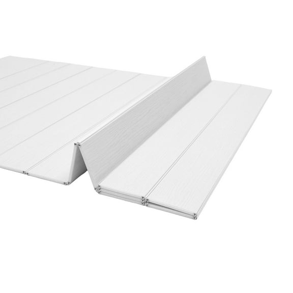 White Foldable Bath Cover Bathtub Cover Folding Bath Lid Insulation Dust Cover for Bathroom, Home, SPA