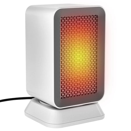 

Sukalun Space Heater | Portable Desk Heater with Overheat and Tip Over Protection | 1000W PTC Ceramic Room Heater Fan for Bedroom Office and Indoor Use