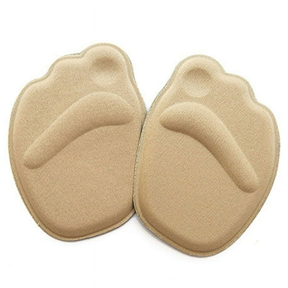 Ruanlalo 1Pair Foot Care Sponge 4D Forefoot Front Pad Half Insoles Anti Slip Cushion Pads