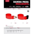 thumbnail image 2 of Banda Malacate Gancho Plano Industrial Carga 2450 Kg Urrea BAMP9, 2 of 3