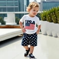 thumbnail image 6 of TAIAOJING Toddler Boys Short Sleeve Cute Fashion Prints T-Shirt Tops Shorts Child Kids Outfits Sets Breathable 18-24M, 6 of 7