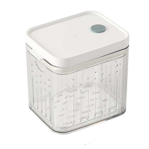 Clear Fridge Organizer Box with Lid Storage Fresh Keeping Box for