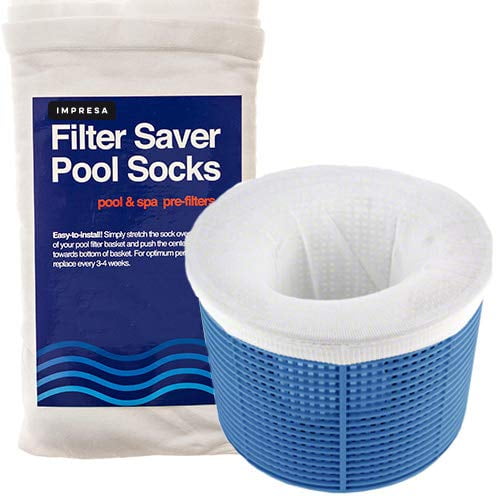 20 Pack Pool Skimmer Sock Filters Baskets and Skimmers Cleans Debris