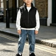 thumbnail image 3 of Coerni Boys Zip Up Vest Lightweight Water Resistant Sleeveless Stand Collar Outerwear Kids Casual Versatile Jacket School & Outdoor, 3 of 8