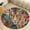Flannel-1, variant on Animals Lion Tiger Round Area Rugs for Bedroom Living Room, 3FT Soft Indoor Circle Carpets, Carpet Home Decor Floor Mat