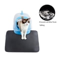 thumbnail image 3 of DEBGFS Cat Litter Mat Litter Trapping Mat  11.81” X 17.22” Inch Double Layer Design Waterproof Urine Proof Trapper Mat for Litter Boxes  Large Size Easy Clean Scatter Control（Gray）,black, 3 of 5