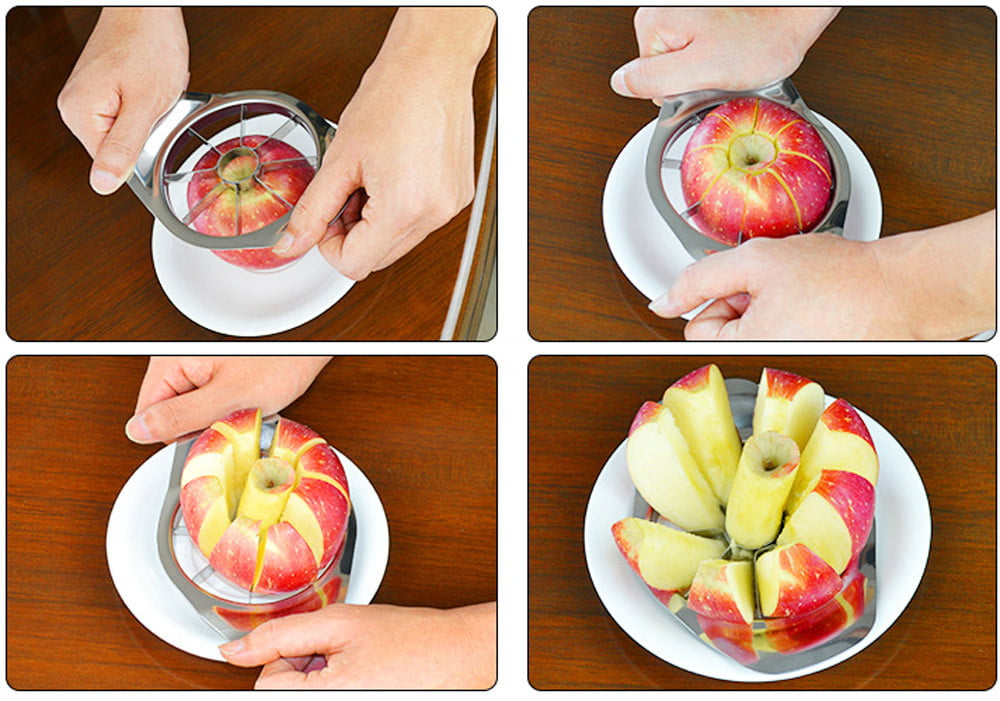 Stainless Steel Fruit Apple Pear Easy Cut Peeler Opener Slicer Cutter Corer New 