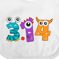 thumbnail image 4 of Inktastic Monsters Like Pi- Pi Day Numbers Boys or Girls Baby Bib, 4 of 4