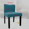 thumbnail image 2 of Cubierta de asiento de taburete con respaldo corto y bajo universal verde de 4 piezas con banda elástica para bodas, cocina, comedor, Zulema Funda para silla de comedor, 2 of 5