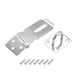 thumbnail image 1 of Uxcell Hasp de candado de puerta, pestillo de seguridad, pestillo de acero inoxidable 201, 1 of 3
