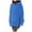 Blue, variant on Lindreshi Sweatshirts for Women Loose Fit Women Casual Long Sleeve Loose Solid Pocket Round Neck Medium and Long Tops Hoodies Sweatshirts Women Blouse
