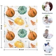 thumbnail image 4 of Fall Leaves Pumpkin Blanket,Comfortable Soft Flannel Throw Blanket,All Season,Warm Lightweight Blankets for Sofa Bed Couch Living Room Chair,30"x40", 4 of 4