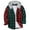 Red+Green, variant on SWISSWELL Men's Flannel Hoodie Shirt Jacket Casual Long Sleeve Button-Down Plaid Shacket White&Black 3XL