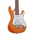 thumbnail image 5 of Mitchell TD100 Short-Scale Electric Guitar Orange 3-Ply White Pickguard, 5 of 7