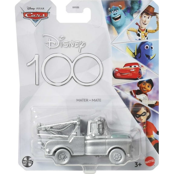 Disney Pixar Cars Mater Die-Cast Toy Character Car, 1:55 Scale Disney100 Collectible Truck